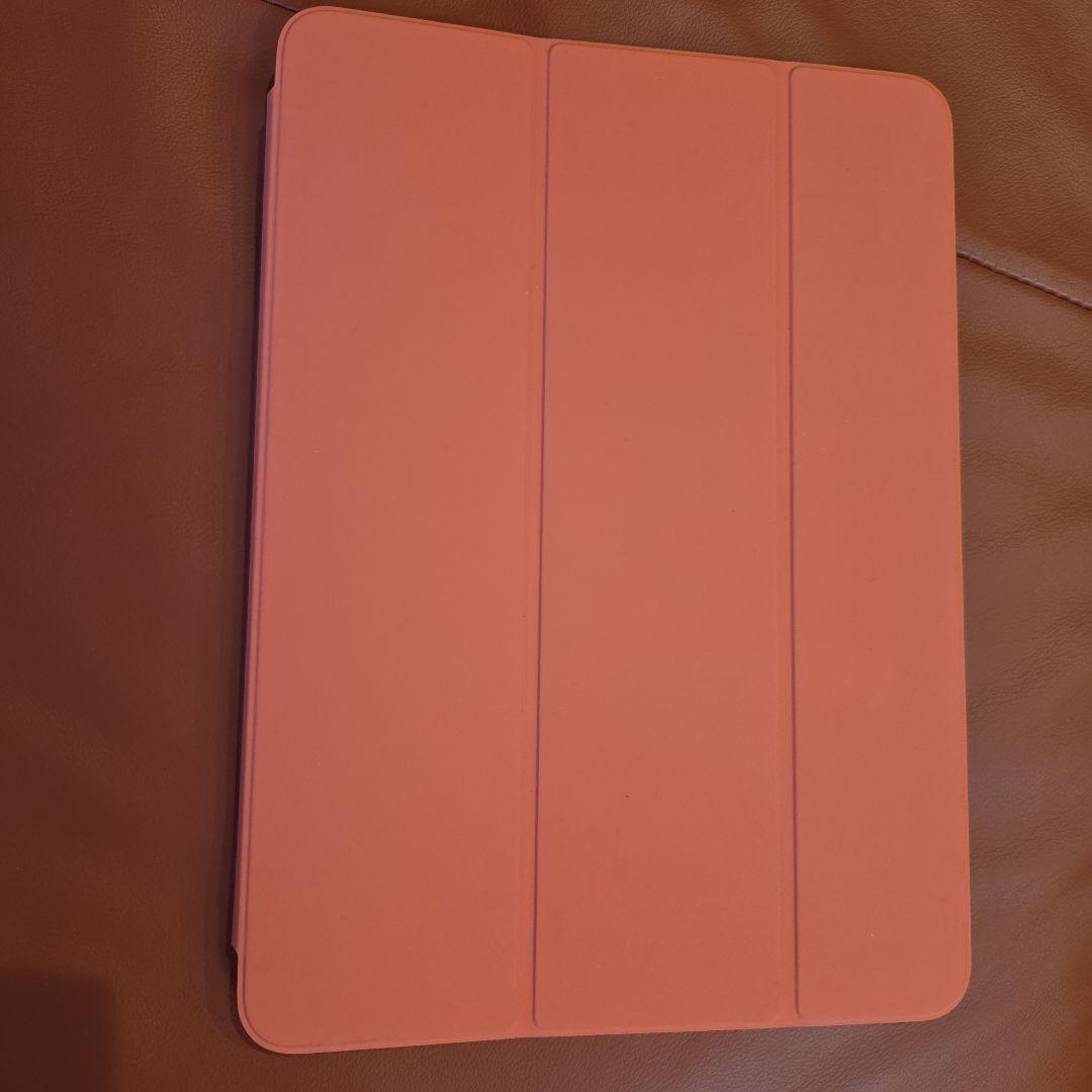 オレンジ シリコン iPadAir(第５世代)ケース Appleロゴ入り
