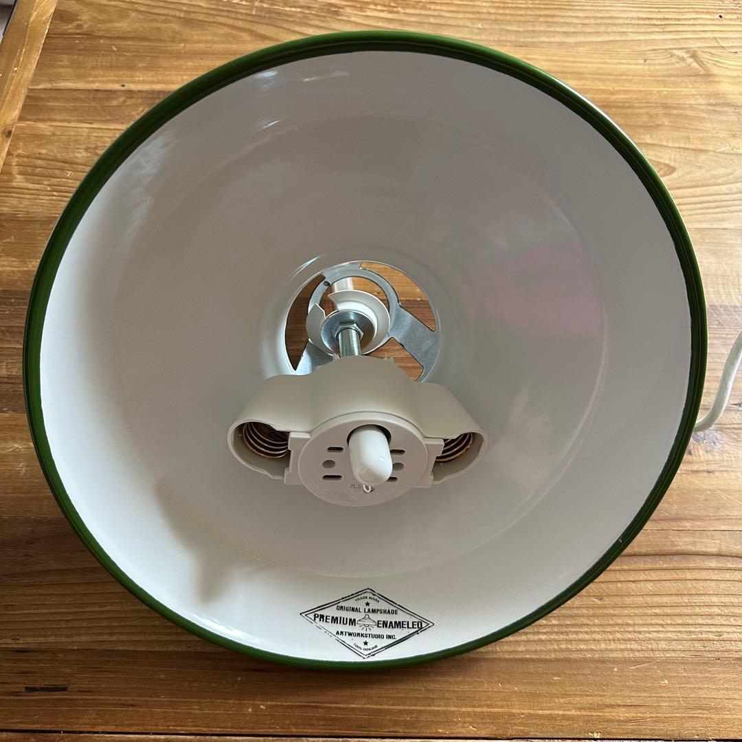 【ART WORK STUDIO】 電球2個タイプ　グリーン　Mサイズ