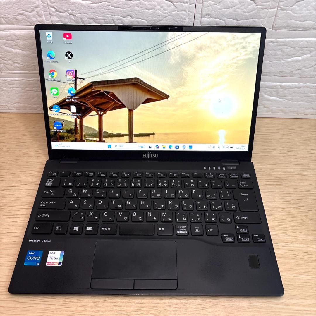 第11世代/超軽量 富士通ノートパソコン/Windows11/SSD256G