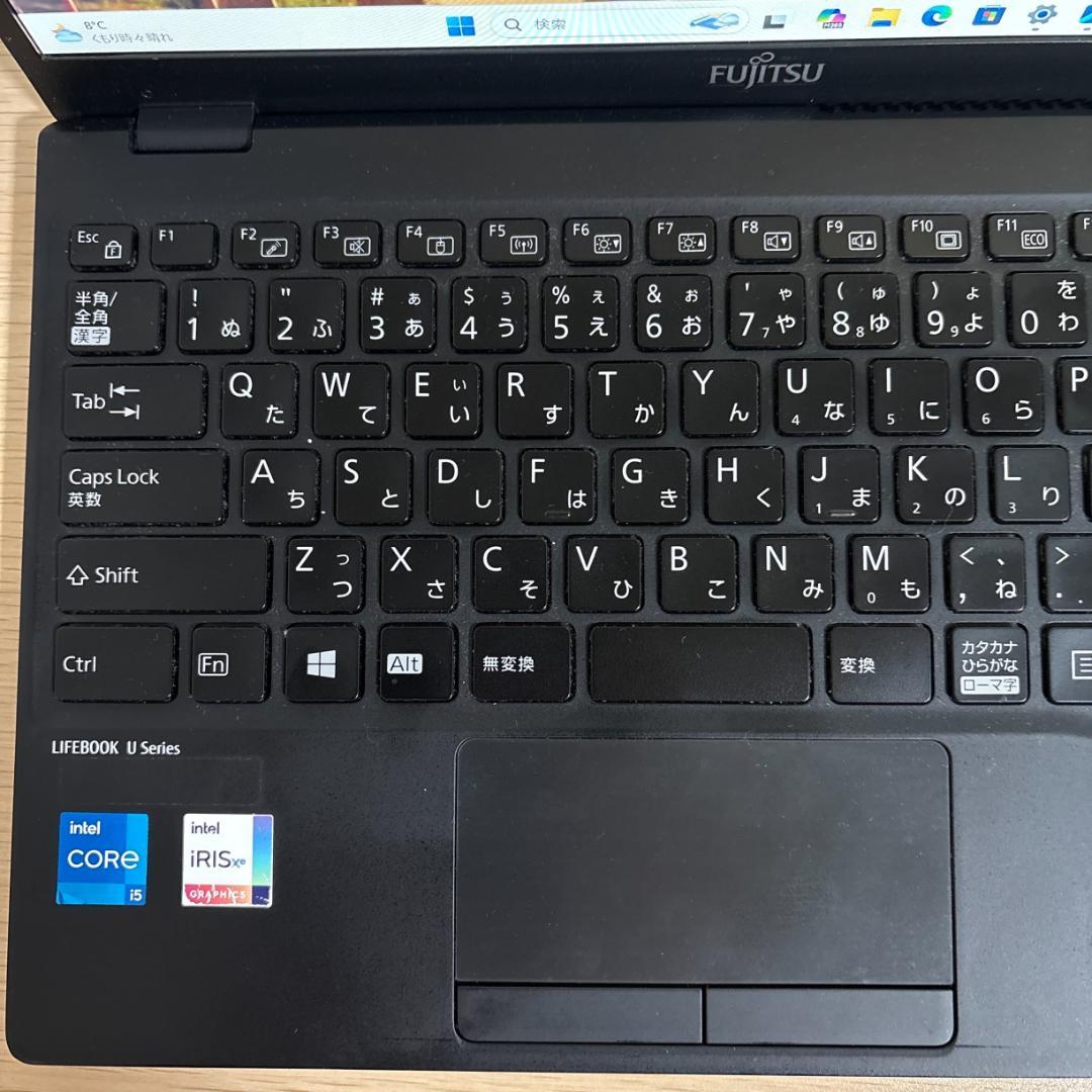 第11世代/超軽量 富士通ノートパソコン/Windows11/SSD256G