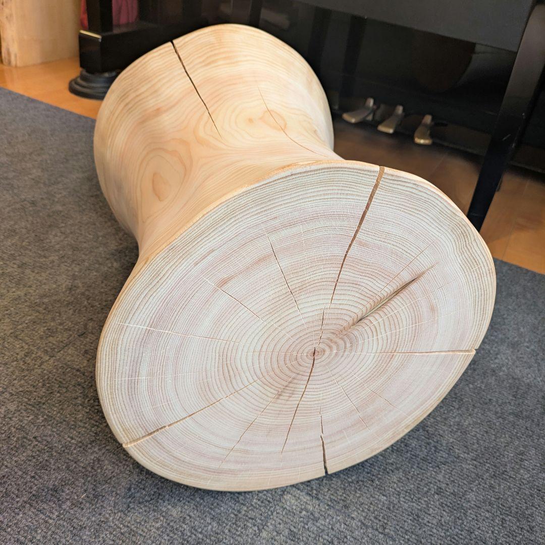 outdoorman　檜②　丸太　椅子　スツール　テーブル　高さ約40㎝