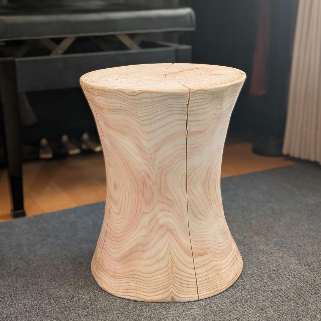 outdoorman　檜②　丸太　椅子　スツール　テーブル　高さ約40㎝