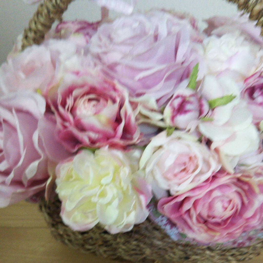 花篭アレンジ（アートフラワー）