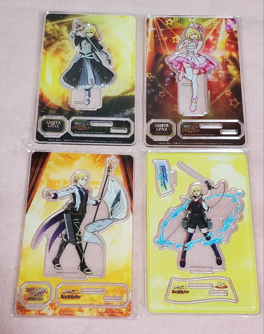 進撃の巨人Braveorder　ブレオダ　アクスタ　アクリルスタンド