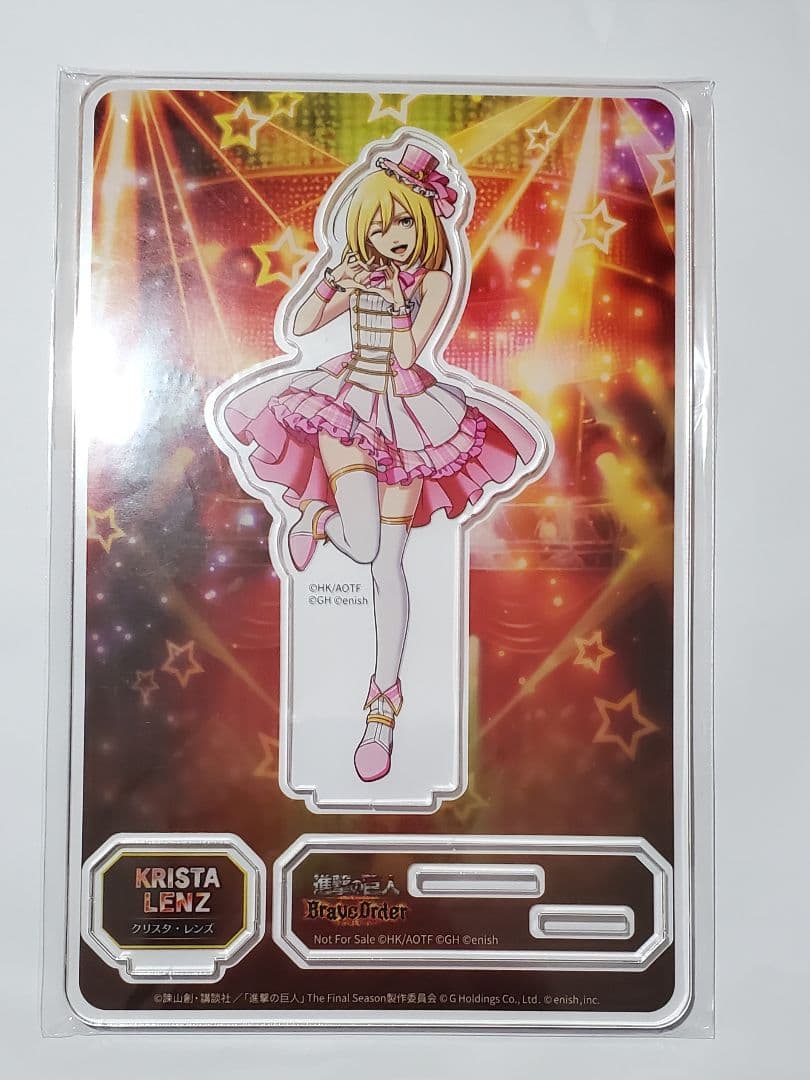 進撃の巨人Braveorder　ブレオダ　アクスタ　アクリルスタンド