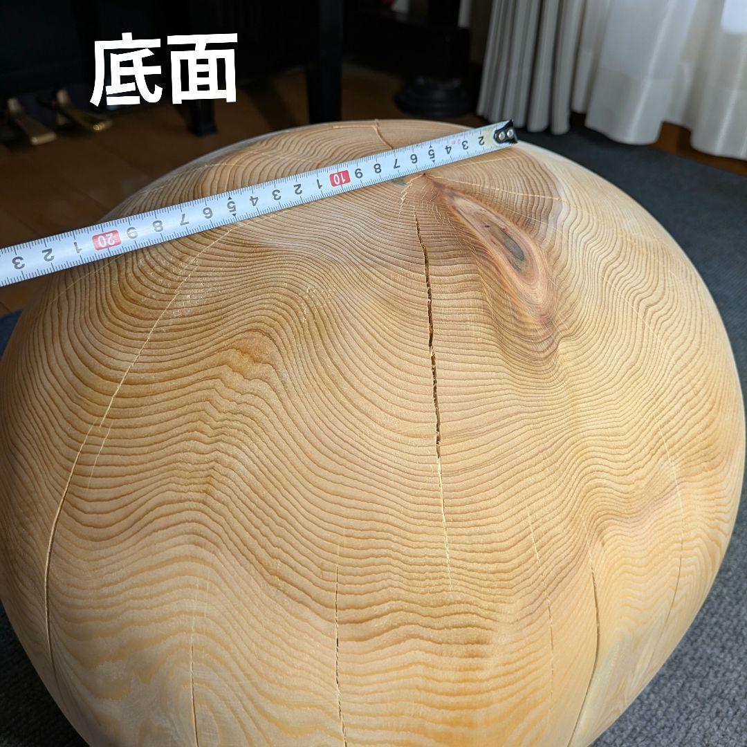 mato　　天然ヒバ　丸型　切り株　丸太　高さ約32㎝
