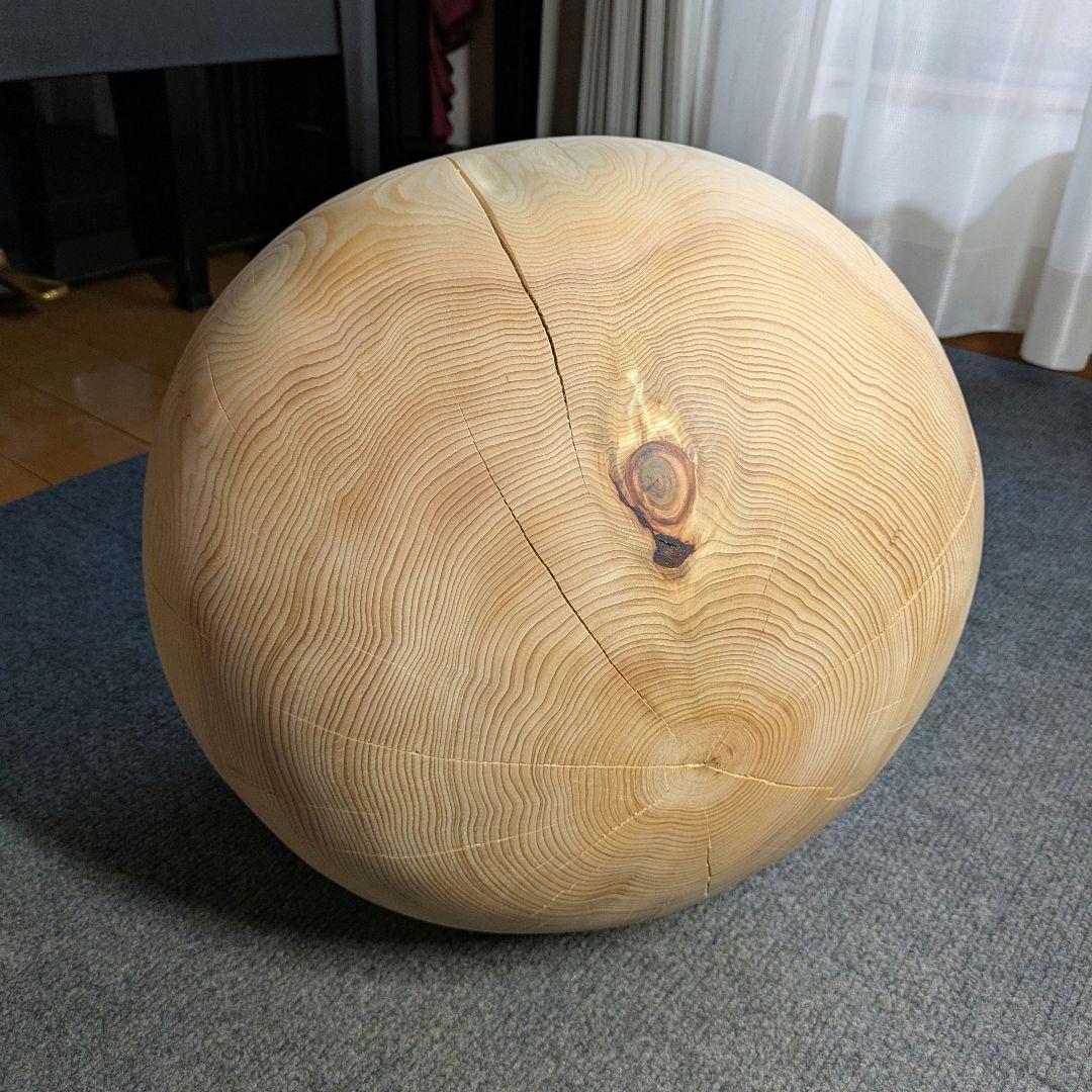 mato　　天然ヒバ　丸型　切り株　丸太　高さ約32㎝