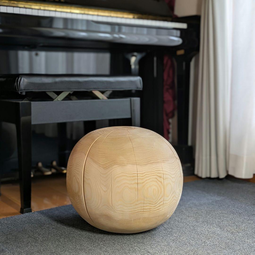 mato　　天然ヒバ　丸型　切り株　丸太　高さ約32㎝