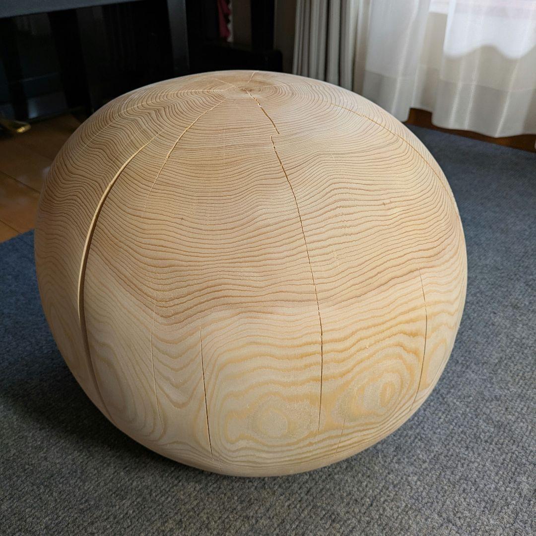 mato　　天然ヒバ　丸型　切り株　丸太　高さ約32㎝