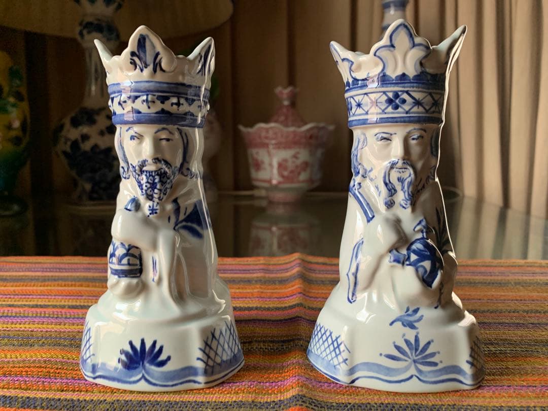 ロイヤルコペンハーゲン　ビンテージレアなユニークなキャンドル立て2本セット！