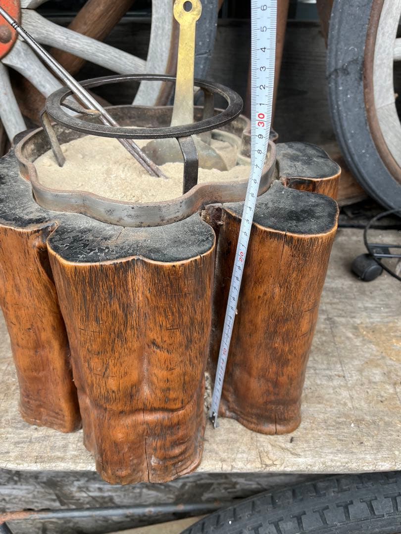 切り株火鉢、火鉢、木株火鉢、手あぶり火鉢、木製手あぶり火鉢