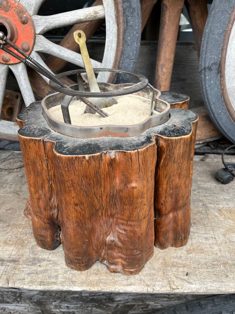 切り株火鉢、火鉢、木株火鉢、手あぶり火鉢、木製手あぶり火鉢