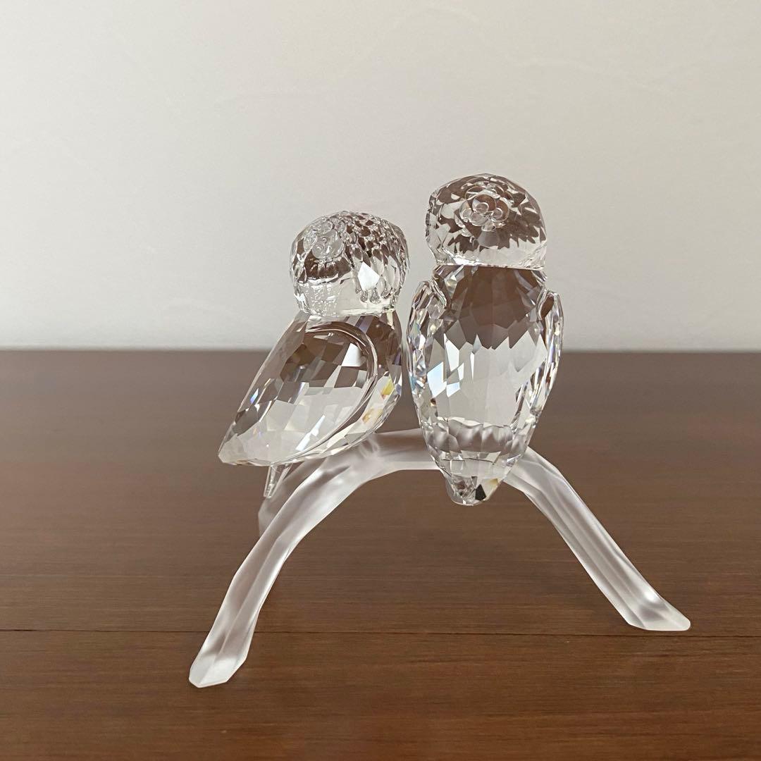 SWAROVSKI スワロフスキー クリスタル フクロウ 置物