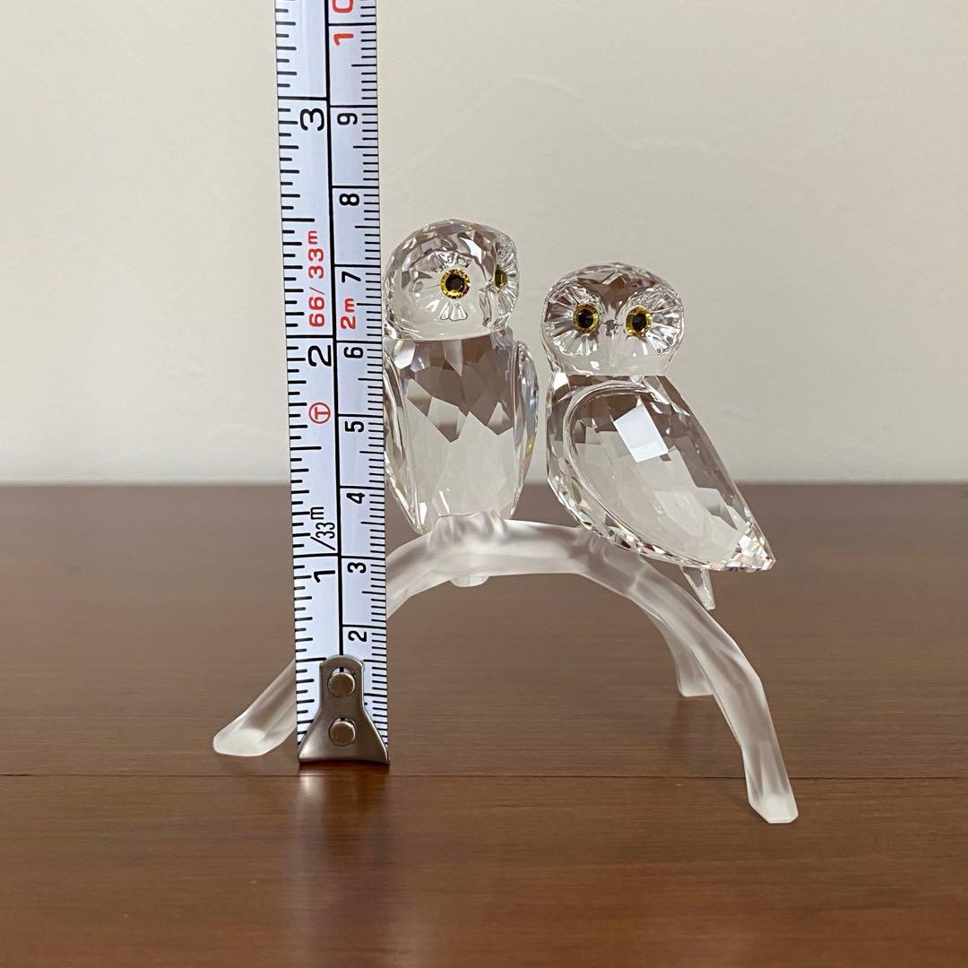 SWAROVSKI スワロフスキー クリスタル フクロウ 置物