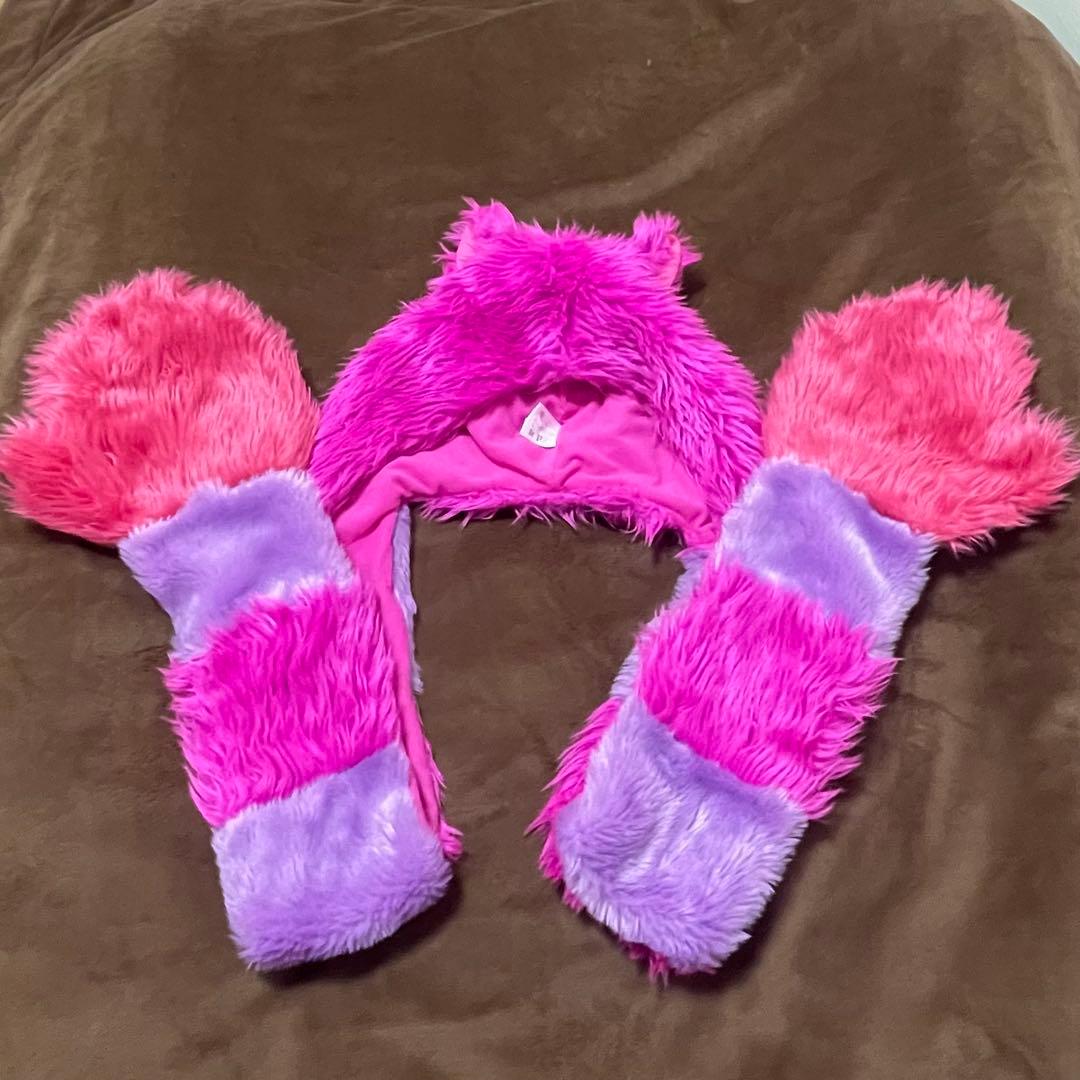 【れいな】ディズニー マフラーキャップ チェシャ猫