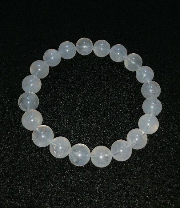 【美品,希少】エンジェルラダーインクォーツ　ブレスレット　天然　珍品