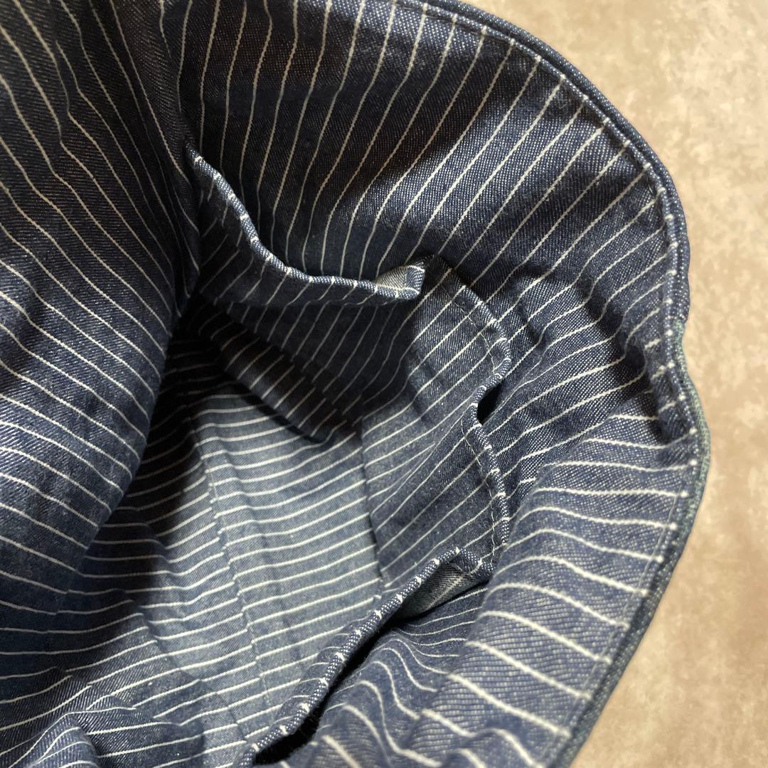 デニムリメイク パッチワークショルダーバッグ レザー革 ハンドメイド 再構築