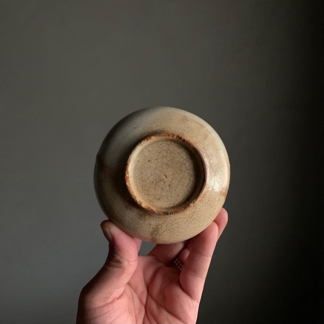 絵瀬戸 四方形 茶碗 蓋物 18〜19世紀 向付 古美術 古道具 アンティーク