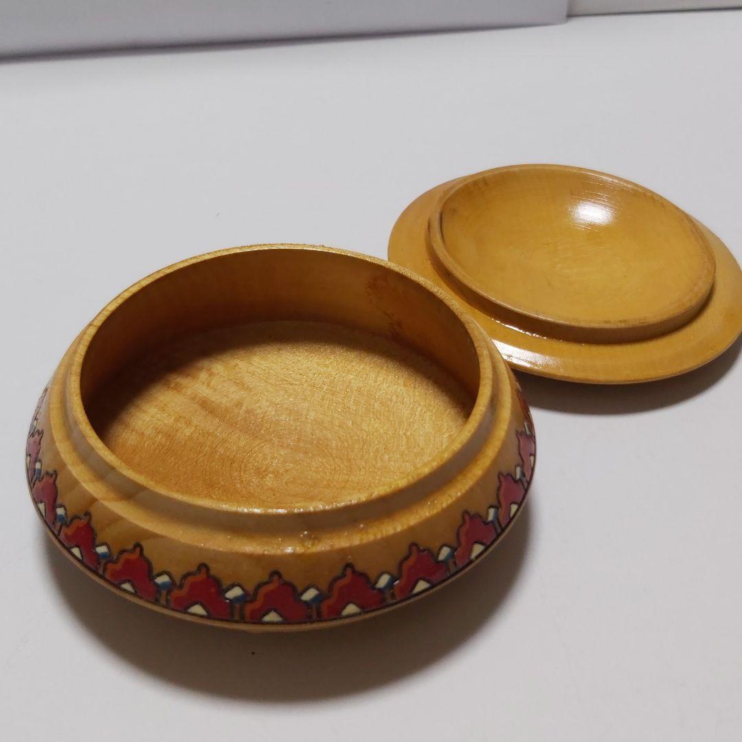 ルーマニア ハンドメイド 小物入れ 天然 木彫りハンドペイント 手描き レア