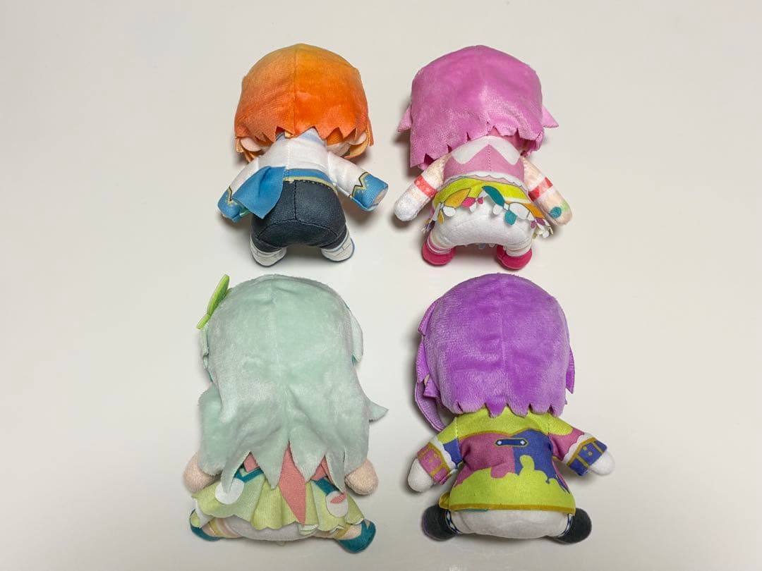 プロセカ ふわぷち ミニぬいぐるみ 初期衣装 ワンダショ 4点セット