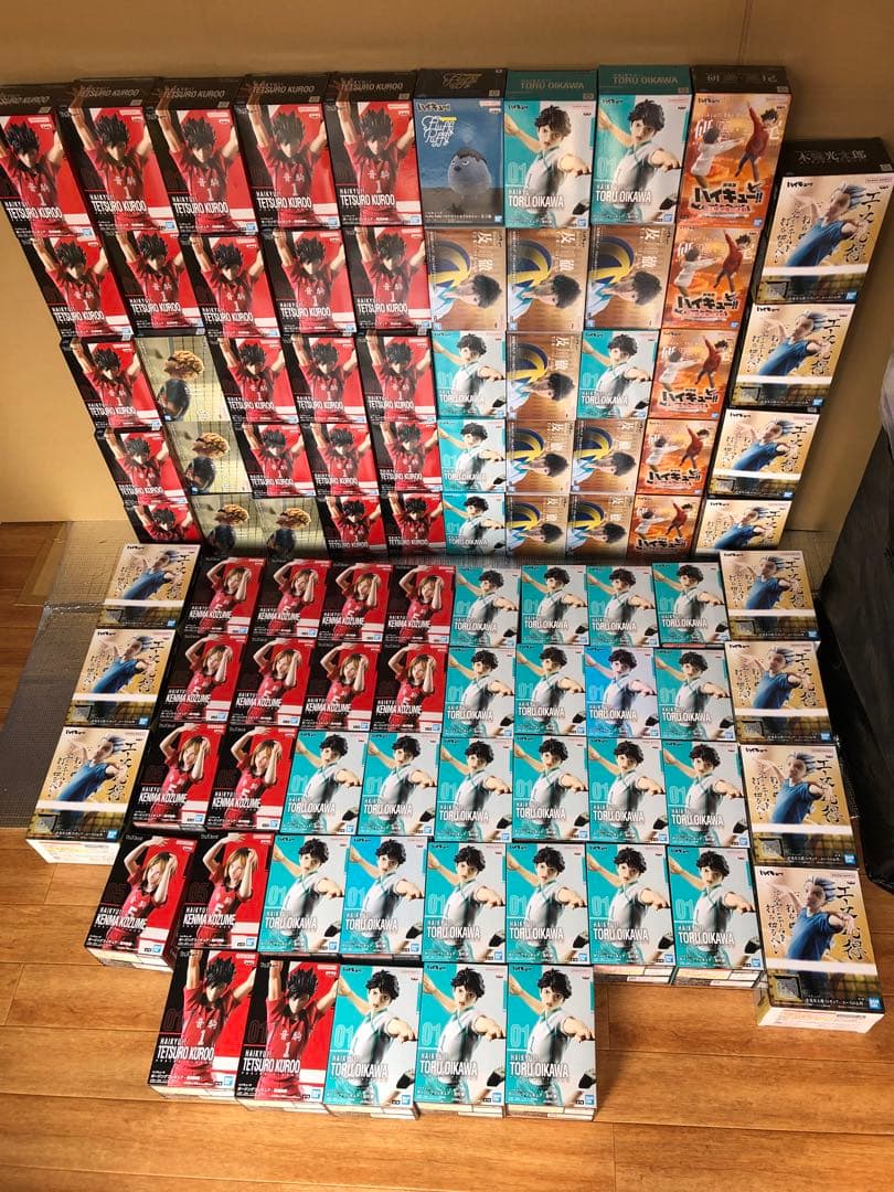 ハイキュー！　フィギュア　まとめ売り　黒尾　研磨　及川　蛍　ポージング　92個