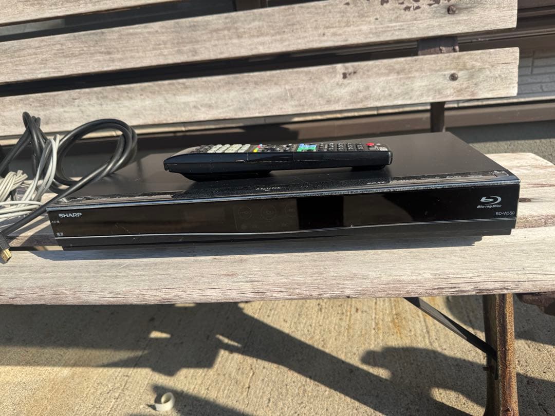 動作確認済みSHARP BD-W550SW ブルーレイレコーダー　2013年製