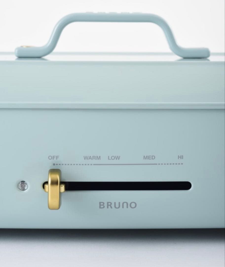 BRUNOホットプレート グランデサイズ（ブルーグレー） BOE026-BGY