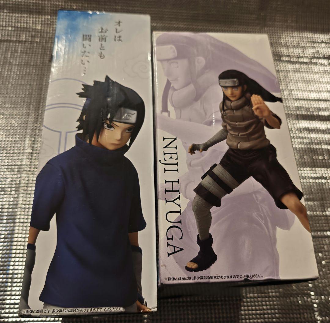 一番くじ　NARUTO　中忍試験編　サスケ　ネジ　フィギュア