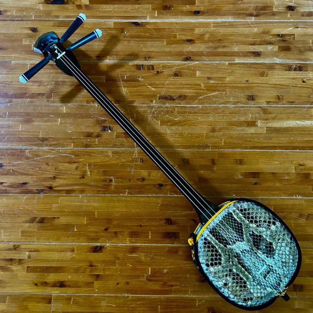 ◼️宮古島から❹ 本皮三線　女性　沖縄　初心者　サンプル音源　強化張 沖縄三線