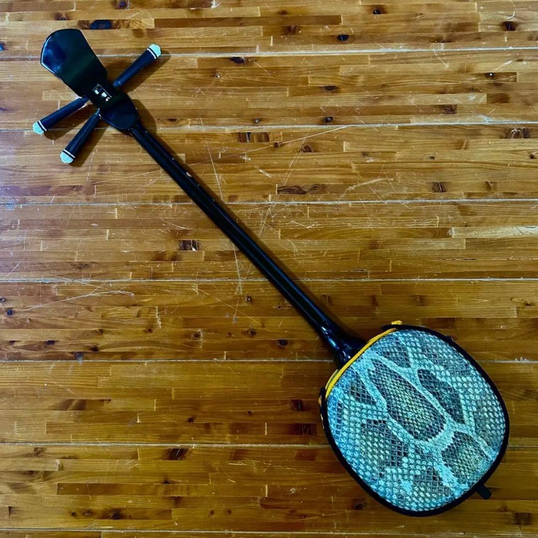 ◼️宮古島から❹ 本皮三線　女性　沖縄　初心者　サンプル音源　強化張 沖縄三線