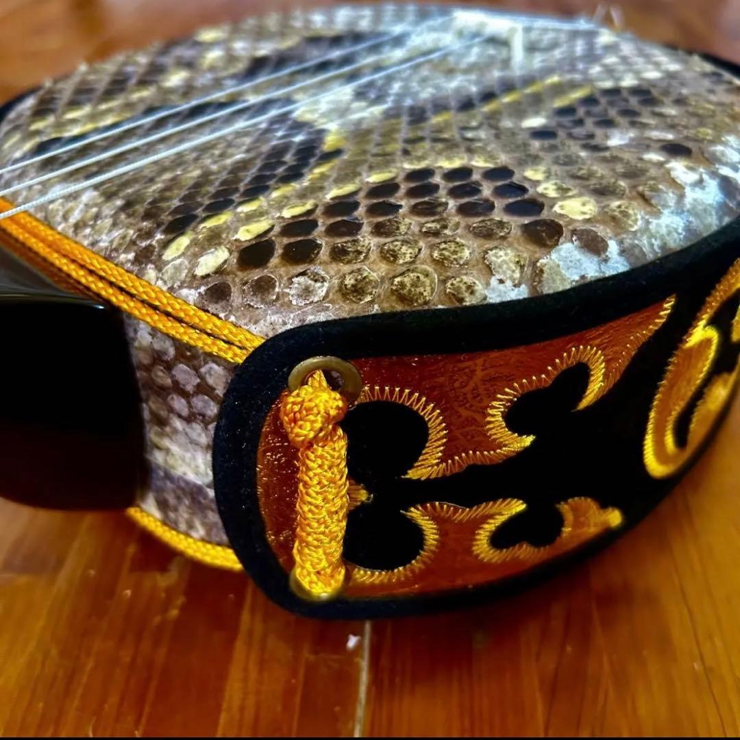 ◼️宮古島から❹ 本皮三線　女性　沖縄　初心者　サンプル音源　強化張 沖縄三線