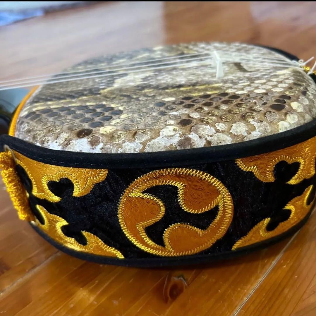 ◼️宮古島から❹ 本皮三線　女性　沖縄　初心者　サンプル音源　強化張 沖縄三線