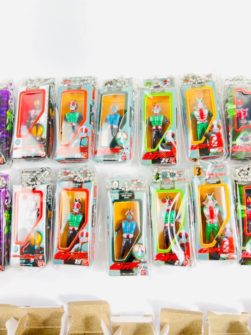 仮面ライダー ソフビパッケージチャーム　全１２種セットコンプリートx2