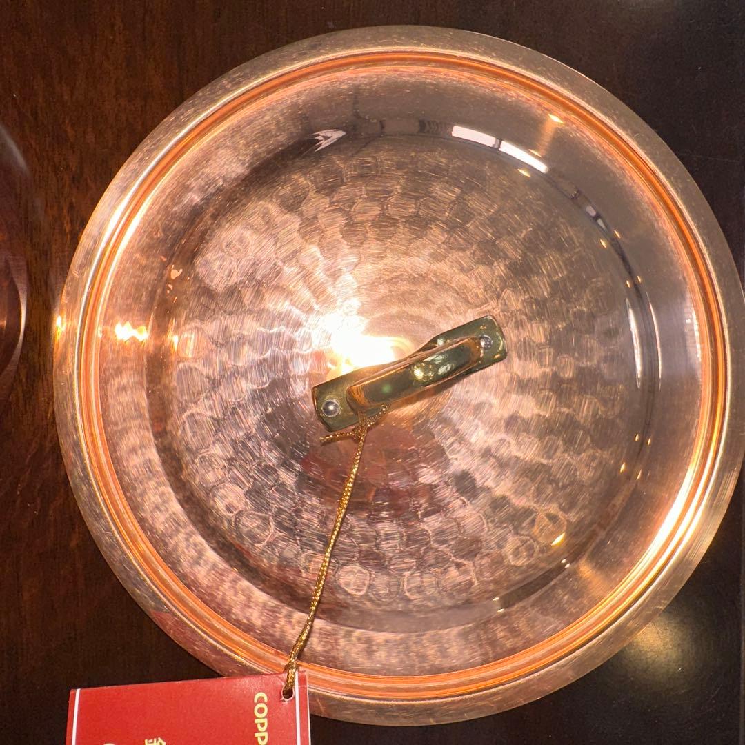 新光金属 銅製 両手鍋 20cm