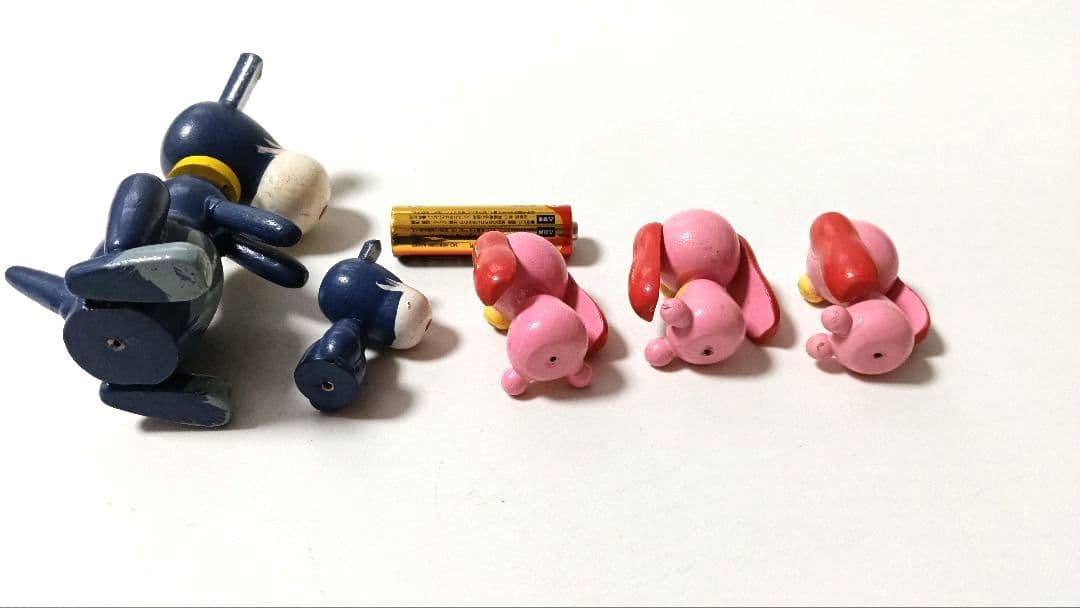 わんわん物語 犬の置物　こけし　レトロ　インテリア