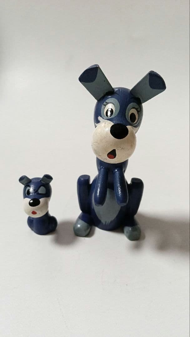 わんわん物語 犬の置物　こけし　レトロ　インテリア