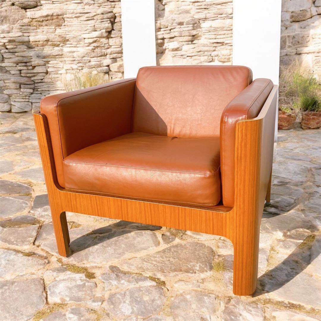 天童木工Haco チェア② ソファ 1人掛け 本革 レザー 椅子 アームチェア