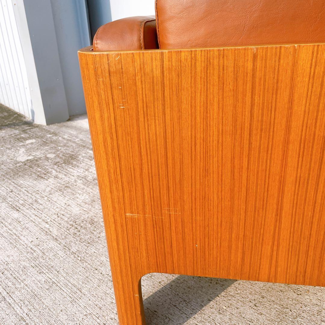 天童木工Haco チェア② ソファ 1人掛け 本革 レザー 椅子 アームチェア