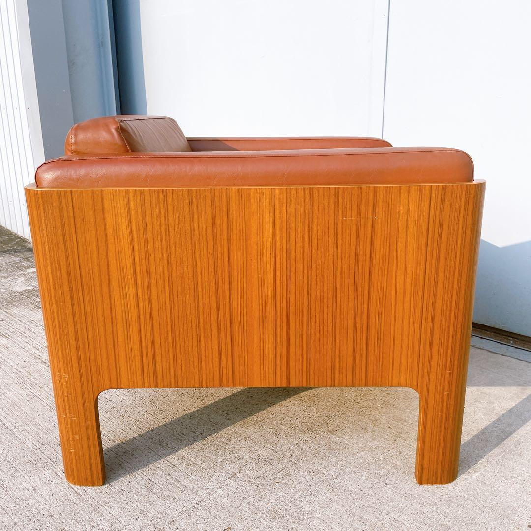 天童木工Haco チェア② ソファ 1人掛け 本革 レザー 椅子 アームチェア