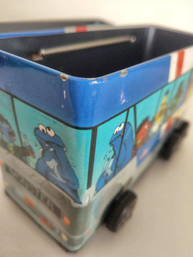 ヴィンテージ　USJ セサミストリート　ポップコーンケース　お菓子缶　4個