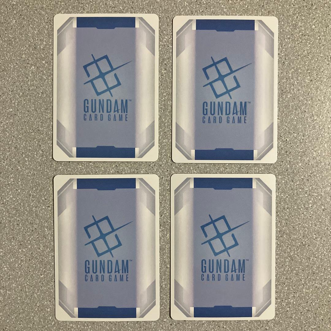 ☆ガンダムカードゲーム☆エールストライクガンダム☆パラレル☆4枚セット☆未使用☆