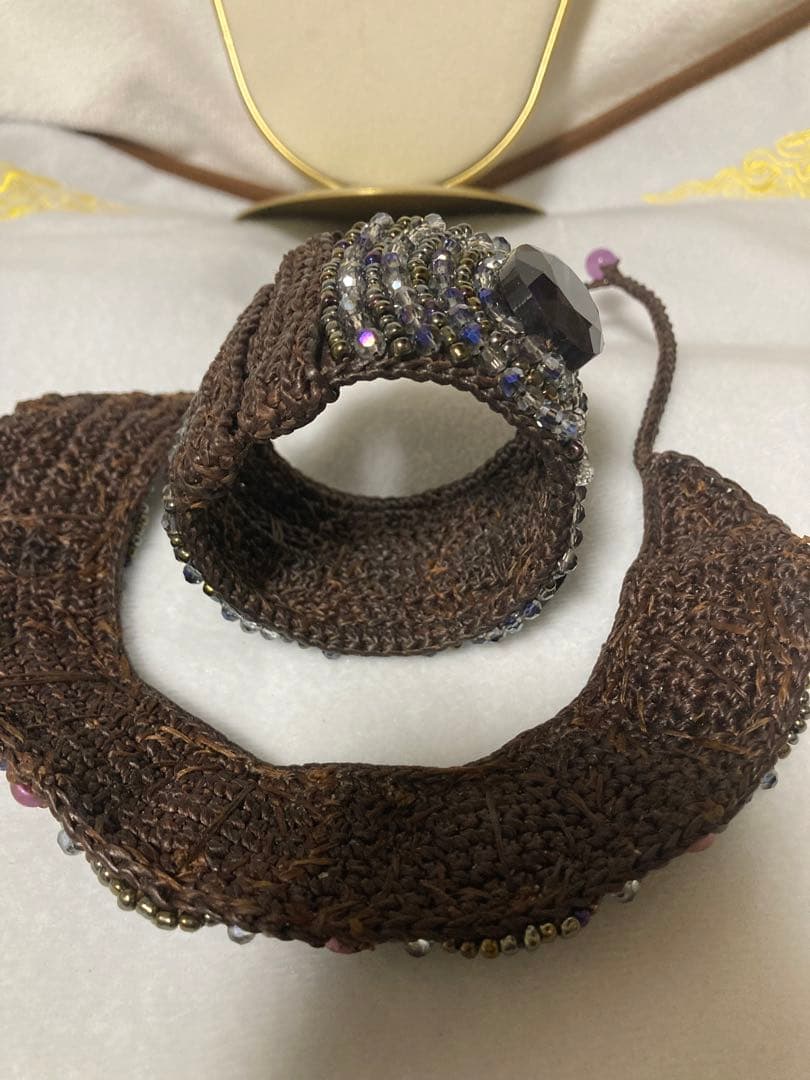 ハンドメイド ネックレスとブレスレット セット