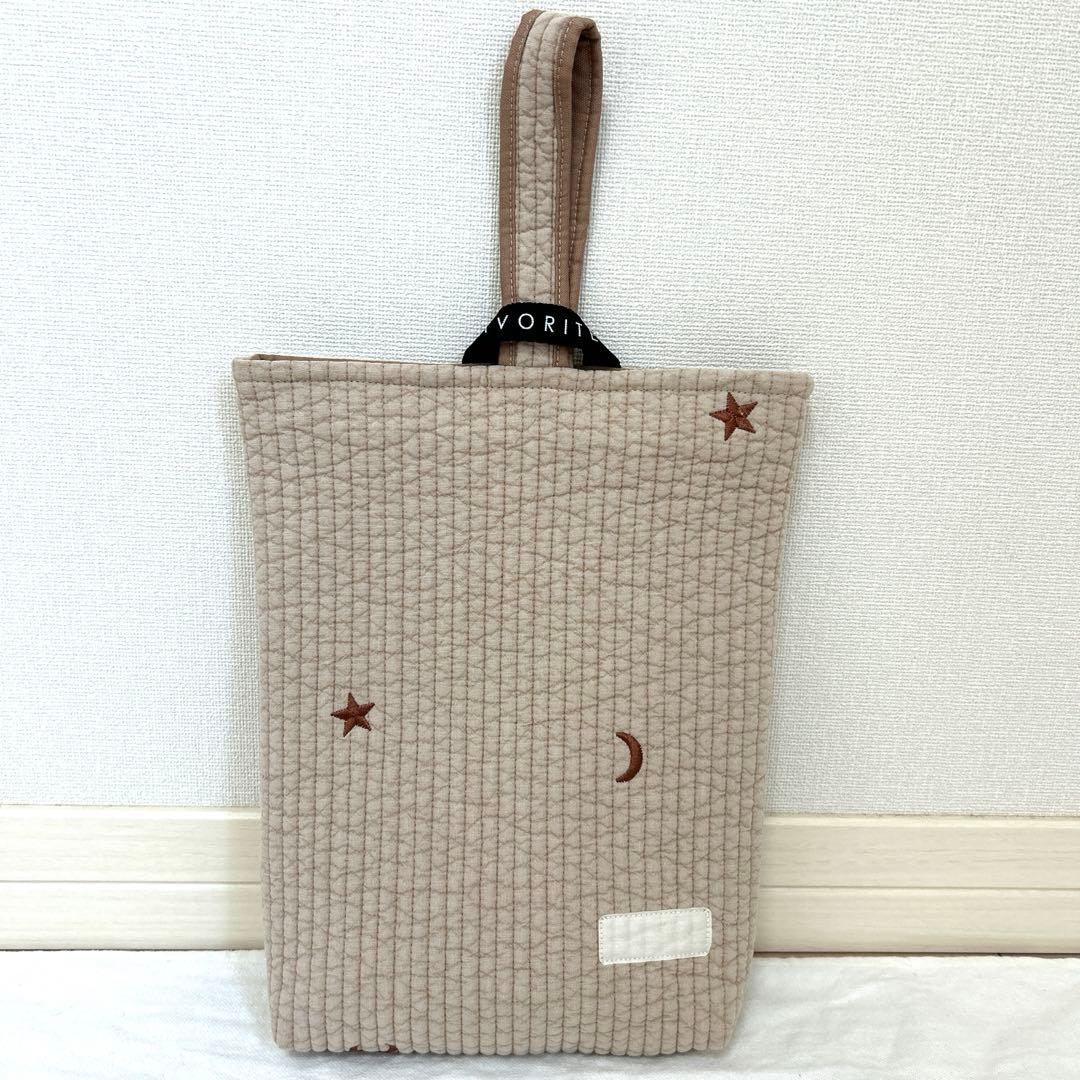 t*o様 入園入学4点セット　【ブラウン月と星ヌビ】　男の子　女の子　レッスンバ