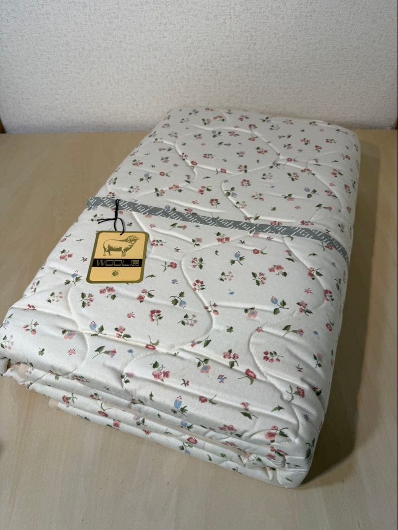 西川産業　合織入羊毛掛ふとん(肌掛) 140×190