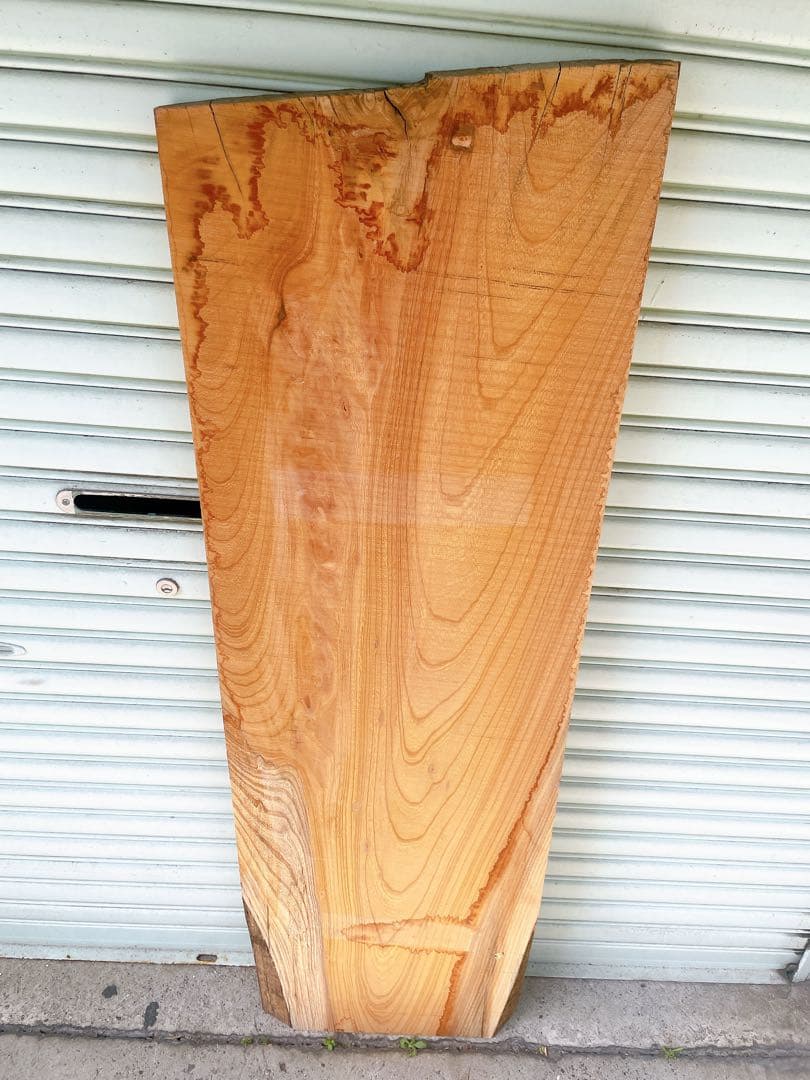 天然　欅　DIY材　木材　天板　無垢材　カウンターテーブル　デスク　机　一枚板