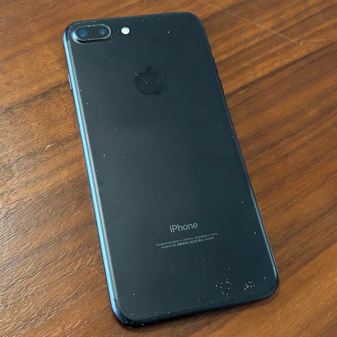 iPhone7Plus 256GB ブラックSIMフリー バッテリー100%良品