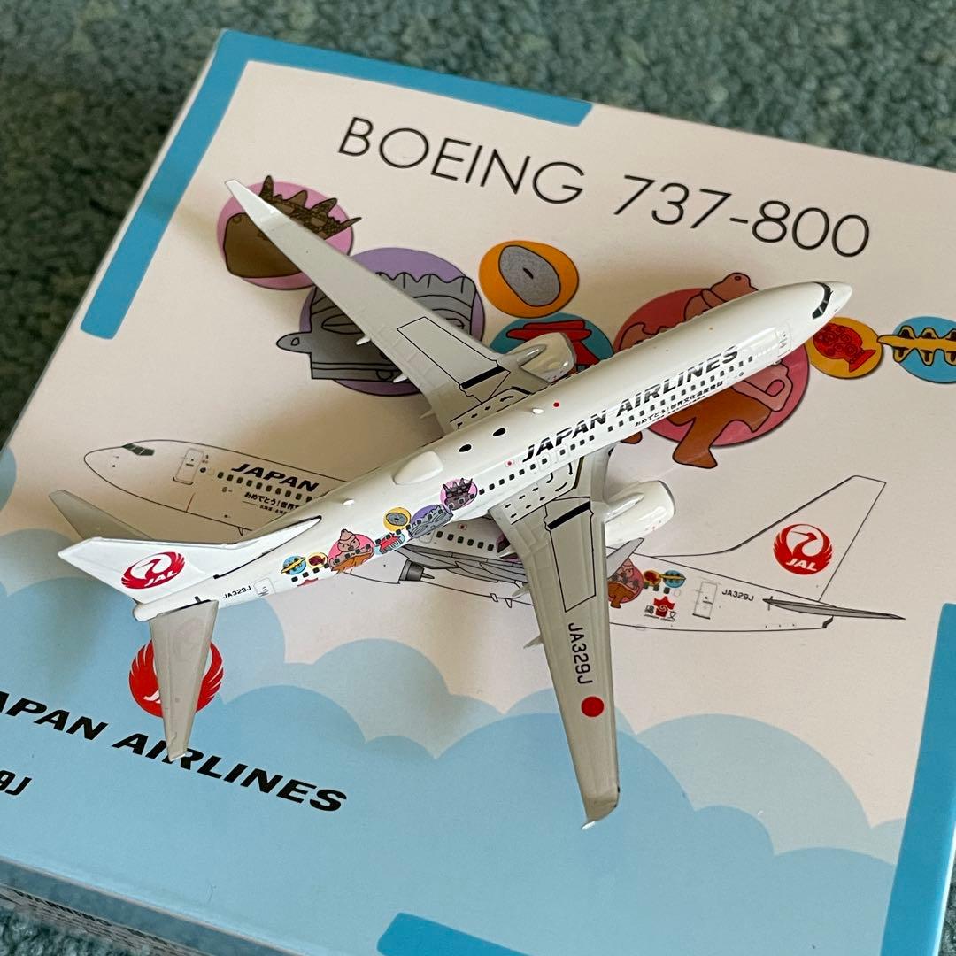 JAL 737-800 日本航空 JA329J おめでとう！世界文化遺産登録