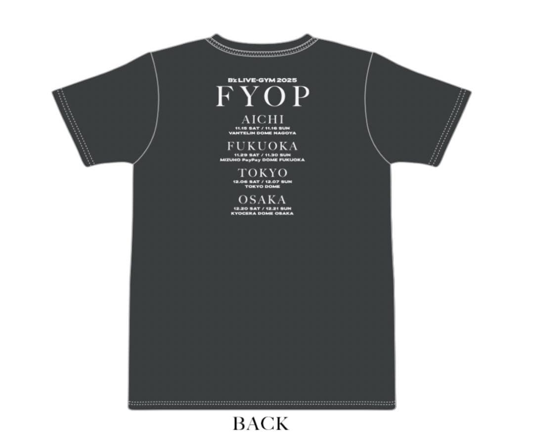 新品未開封B'z LIVE-GYM 2025 FYOPツアーTシャツ2XLサイズ