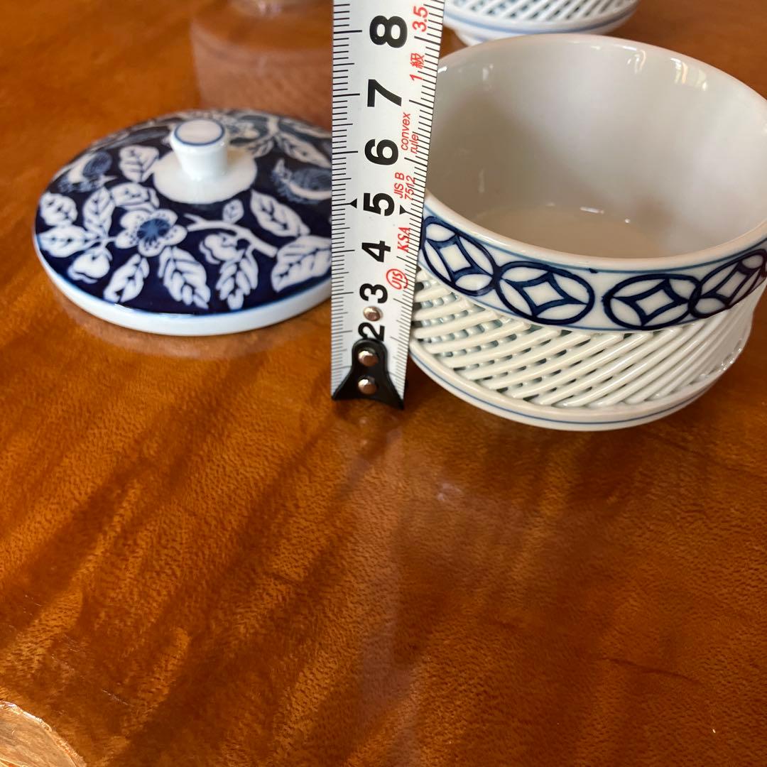 有田焼　墨山水土瓶茶器揃