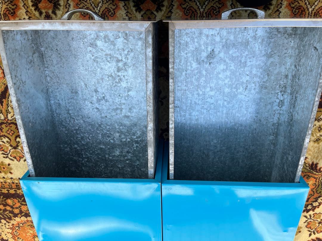 スチール 押入れ 収納ケース セット 昭和レトロ 当時物 レトロポップ 花柄